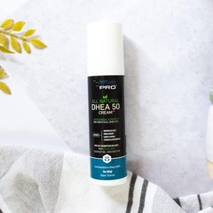 Pure DHEA Cream 50mg – Non-GMO, Gluten-Free, 2- Supply for Skincare