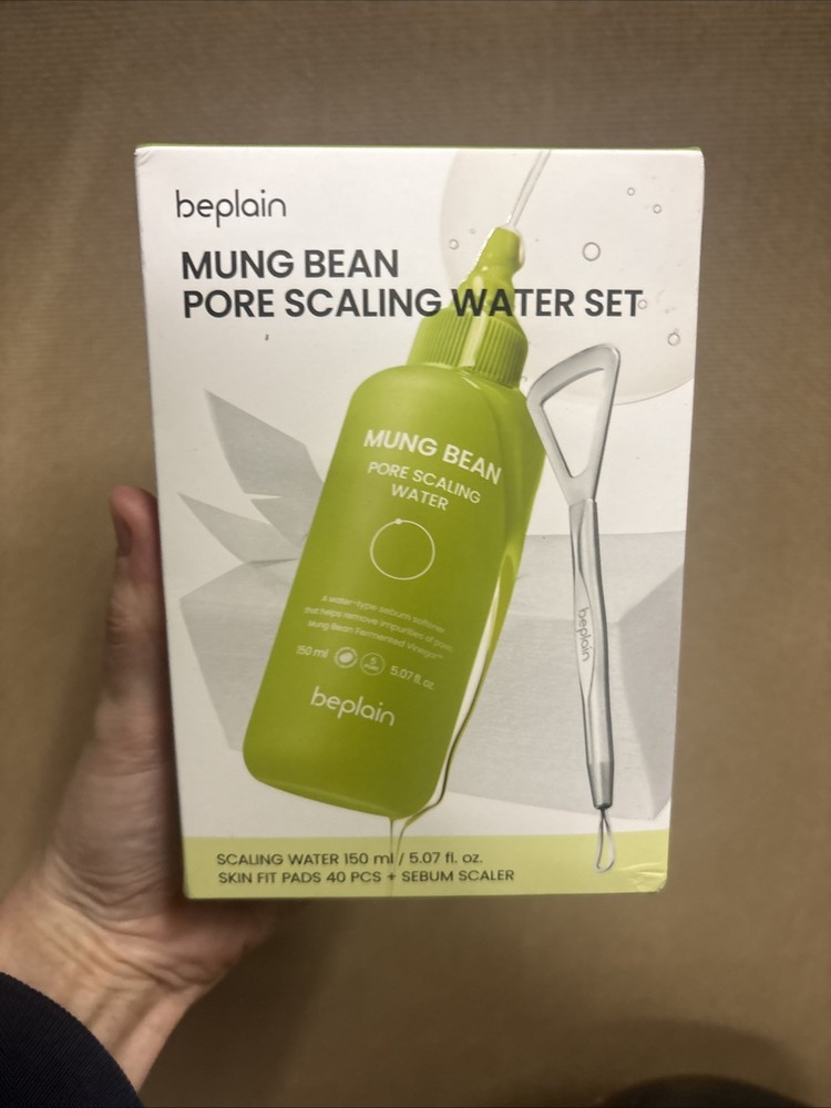 Beplain Mung Bean Pore Scaling Water Set New Sealed Exp 6/2028