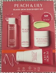 Peach & Lily – Glass Skin Discovery Kit (4 Products) – Cleanser, Essence, Serum,