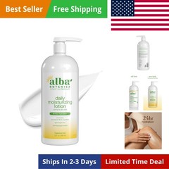 Daily Moisturizing Lotion, Sensitive Skin, Fragrance Free, 32 Oz Packaging Ma…