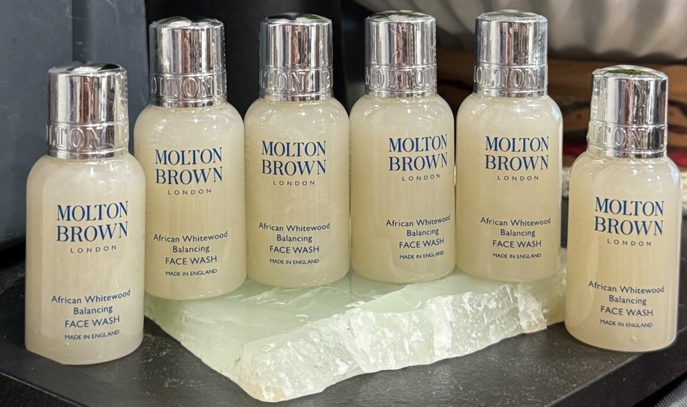 Molton Brown African Whitewood Balancing Face Wash 30ml Set of 6 Lot Sealed