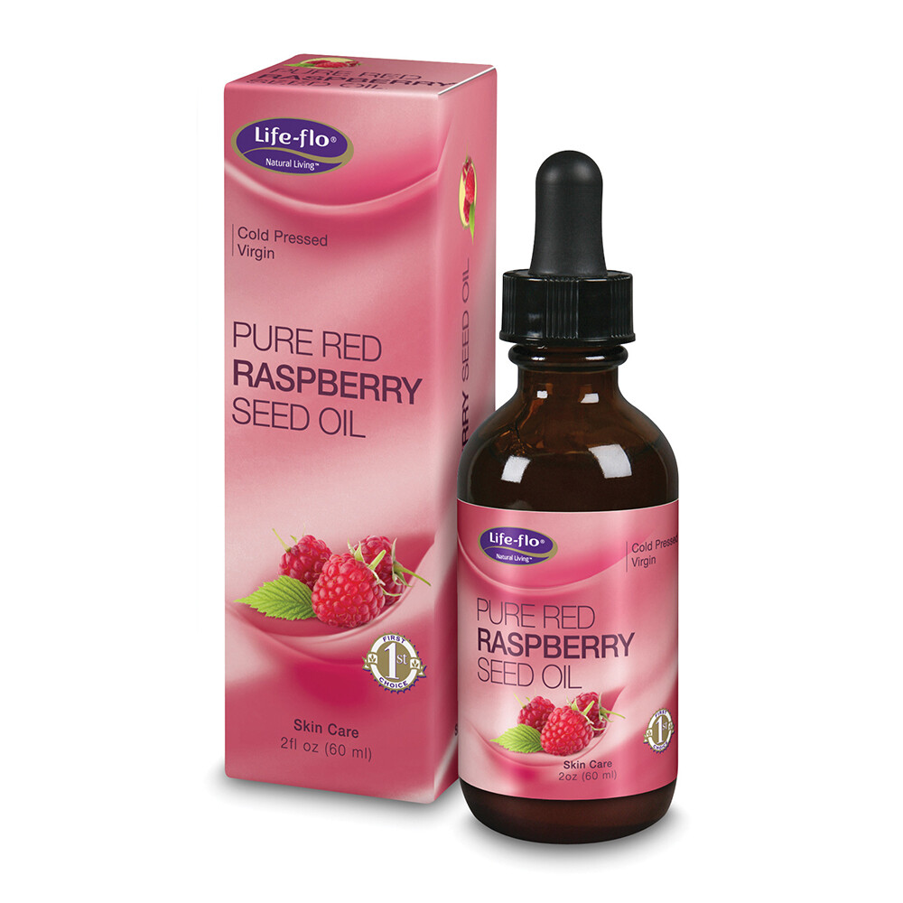 Life-flo Pure Red Raspberry Seed Oil | Antioxidant-Rich Moisturizer | 2oz