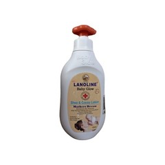 Lanoline Baby Glow Shea Butter & Cocoa Lotion 600ml. Protects From Day Old-15yrs