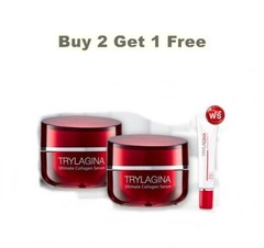 2X Trylagina 10x Free 1 Sunblock Naturally Radiant 30 g Collagen Face Anti Aging