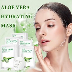 Aloe Vera Face Mask,Hydrating Masks 10 Count (Pack of 1), aloe vera