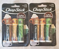 Chapstick Coffee Collection Vanilla Latte, Caramel Macchiato, Mint Mocha NEW