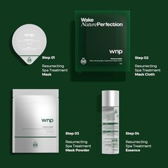 New 3D Lifting & Firming WNP Facial Mummy Mask ACTIVATOR KIT Wrinkles Treatment