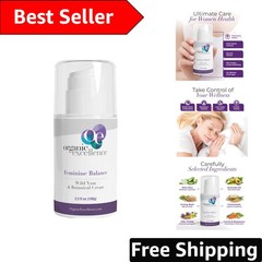 Organic Wild Yam Cream for Women&rsquo;s Hormonal Balance – 3.3 fl oz, Chemical-Free