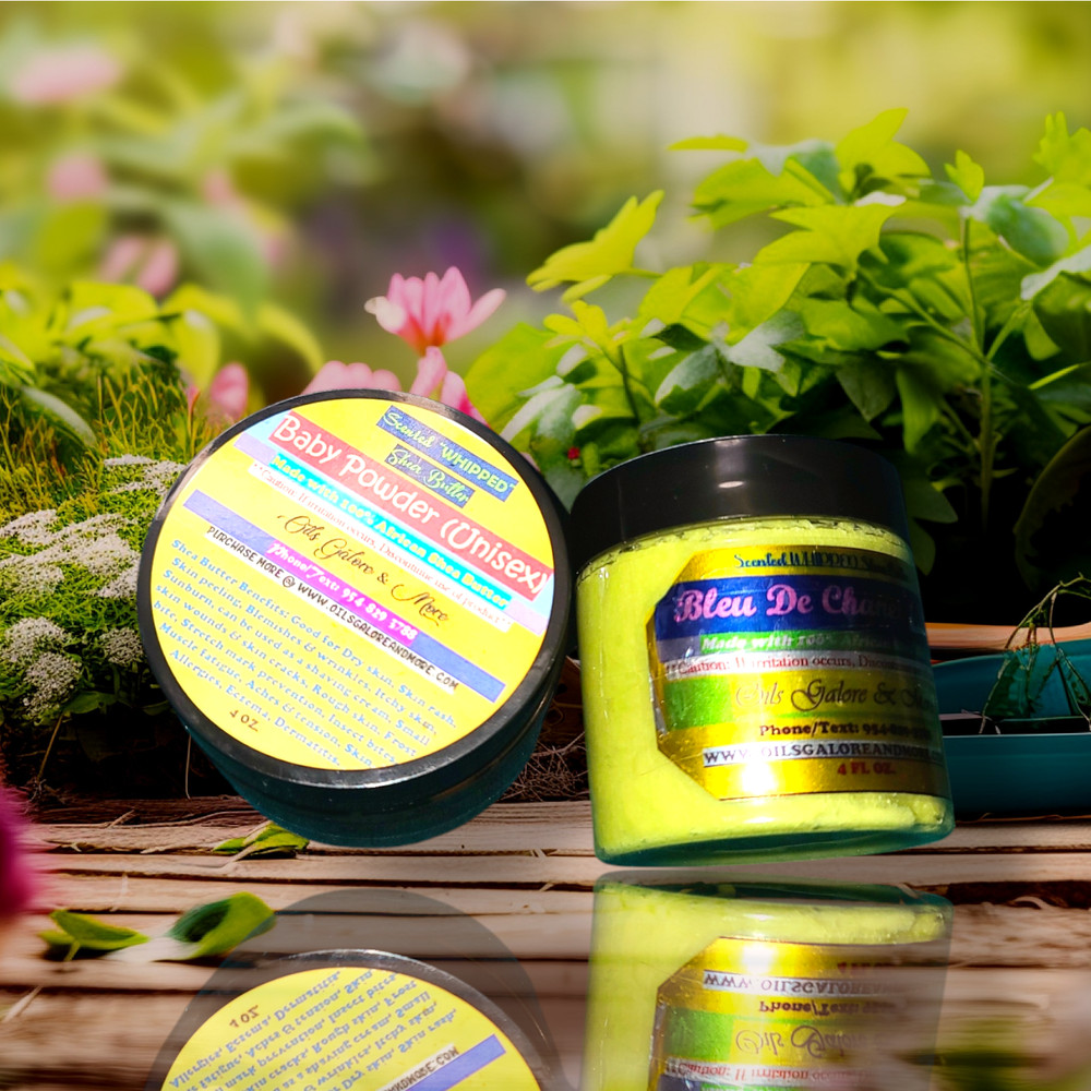 Scented Handmade *ESSENTIAL OIL* Whipped Shea Butters – 4 oz