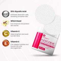 Glycolic Acid 20% Resurfacing Pads – Exfoliating Peel Pads Vitamins USA