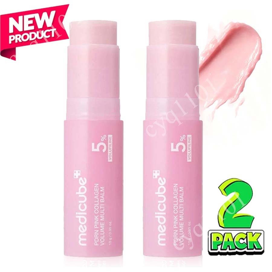 2PACK [MED ICUBE] PDRN Pink Collagen Volume Multi Balm – 10g ~2026 NEW