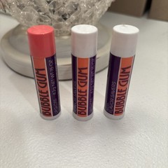 Avon lip balm chapstick flavor savers Bubble Gum Lot Of 3 New NOS Lip Gloss 1988