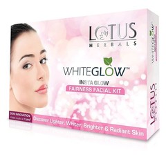 Lotus Herbals Whiteglow Insta Glow Facial Kit for Glowing Skin – 40 Gm