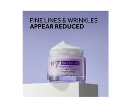 No7 Pure Retinol Night Repair Cream 1.69 fl oz Fragrance Free