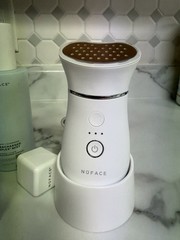 NuFACE Trinity+ Mini+ Microcurrent Facial Toning Device w/ Charging Stand