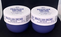 *2* Spa Luxury Brazilian Orchid Body Butter, Orchid & Sandalwood – 6 oz Each