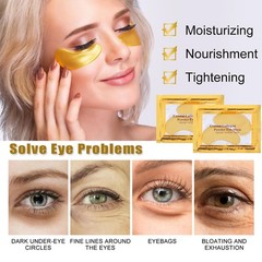 30 Pairs 24K Gold Eye Masks & Lip Masks, Under 2 Fl Oz (Pack of 1)