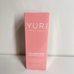 Yuri Korean Beauty Collagen Night Wrapping Mask 75ml 2.53 fl.oz NEW EXP 12/2028