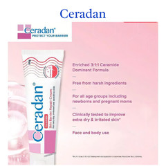 2X New Ceradan Skin Barrier Repair Cream 80g Ceramide Daily Moisturizing Genuine