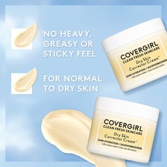 COVERGIRL Clean Fresh Skincare Dry Skin Corrector Face Cream, 2.0 fl oz