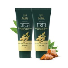 Ubtan Face Wash Fresh Daily Tikta Wild Turmeric Brightening Sulphate-Free 100gX2