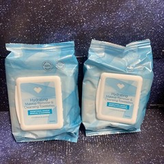 2X Hydrating Makeup Remover & Cleansing Towelettes -25 Pre Moistened Towelettes