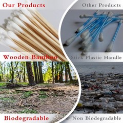 Versatile 500PCS 6&Prime; Cotton Swabs in Storage Box – Perfect for Beauty & Home Care