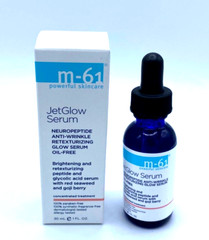 M-61 Powerful Skincare JetGlow Serum Neuropeptide Anti Wrinkle Glow Serum ~ 1 oz