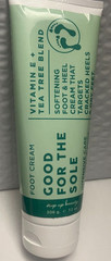 HOME&BODY FOOT CREAM GOOD FOR THE SOLE VITAMIN E TEA TREE BLEND FOR DRY 7.2FLOZ