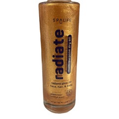 Spa Life Radiant Multi Purpose Dry Oil Glow Face Hair Body Coconut Scent