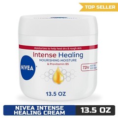 NIVEA Intense Healing Cream, 72-Hour Moisture, Provitamin B5 Enriched, 13.5 oz