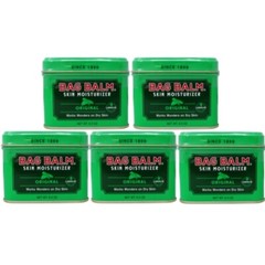 5 Pack Vermont S Original Bag Balm Ointment 8 Oz Each
