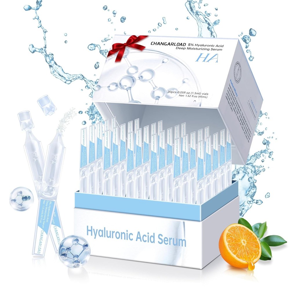 5 Ultra Hydrating Serum Vials with Niacinamide Collagen 30Pcs