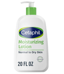 Cetaphil Moisturizing Lotion for Normal to Dry Skin, Fragrance Free, 20 fl oz