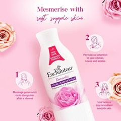 Enchanteur Romantic Perfumed Body Lotion with Aloe Vera & Olive Butter for Satin