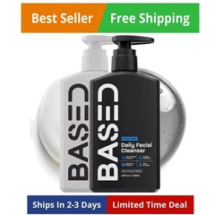 BASED Daily Skincare Duo | Purifying Face Wash + Restoring Moisturizer | Buil…