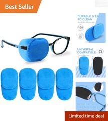 Lightweight 4-Pack Eye Patches for Kids – Amblyopia & Strabismus Treatment