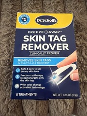 Dr. Scholl&rsquo;s Freeze Away Skin Tag Remover 8 Treatments Fast shipping Exp 06/28
