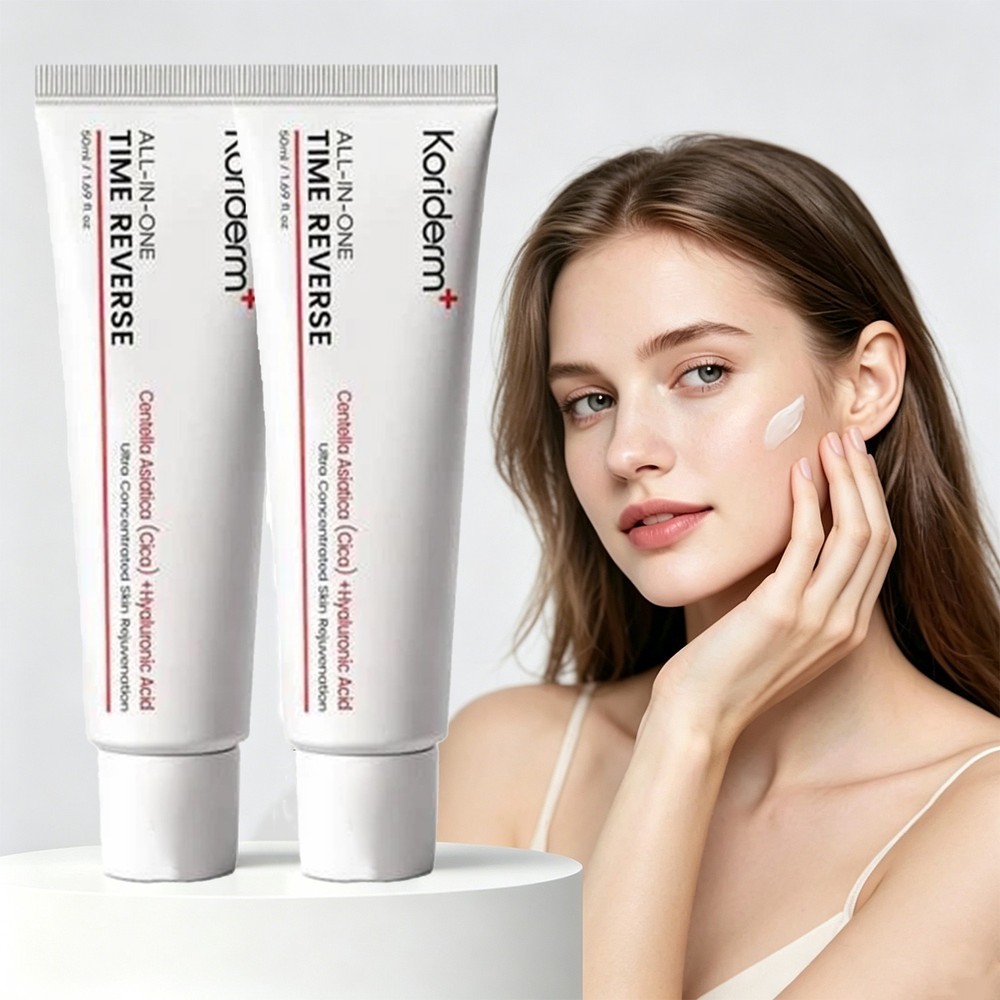 2 X Koriderm Time Reverse Cream, Koriderm Cream for Face for All Skin Types 50ml