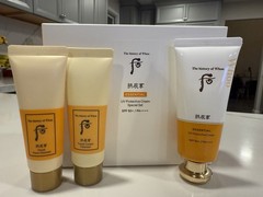 The History of Whoo Gongjinhyang Essential Sun Cream Set 3items, Kbeauty, sample