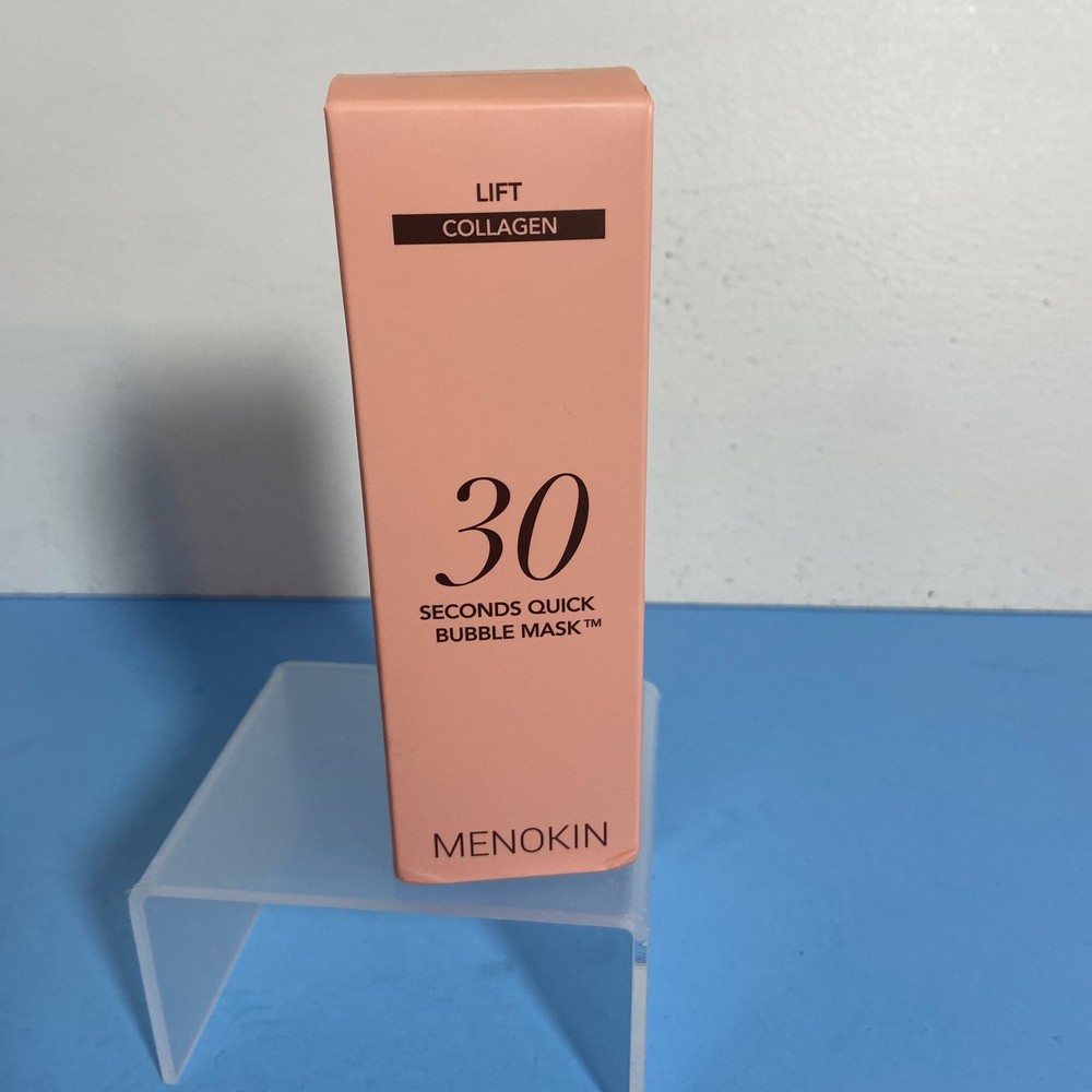 MENOKIN 30 Seconds Quick Bubble Mask LIFT Collagen Foam 95ml K-Beauty 3.21 Oz