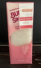 Vintage 1984 Buf Puf Singles Facial Cleansing Sponges New Old Stock 40 Sponges