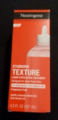 Neutrogena Stubborn Texture Liquid Exfoliating Treatment 4.3 FL OZ Frag Free New