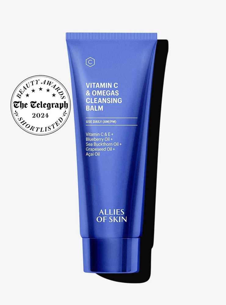 Allies Of Skin Vitamin C & Omegas Cleansing Balm 3.4fl.oz $49 NEW