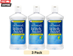 (3 pack) T.N. Dickinson&rsquo;s Witch Hazel Astringent, 100% Natural, 16 fl oz