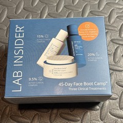 SkINN LAB INSIDER 45-DAY FACE BOOT CAMP Three Clinical Treatments NIB Free Ship