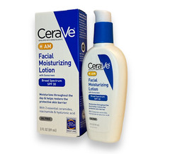 CeraVe AM Facial Moisturizing Lotion w/ Sunscreen SPF 30 -Oil Free- 3oz./89mL