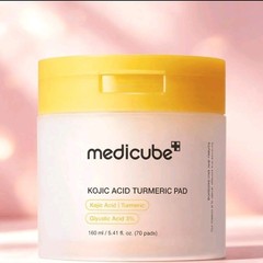 Kojic Acid Turmeric Pad, Glycolic Acid Exfoliating Toner Brightening Dark Spot