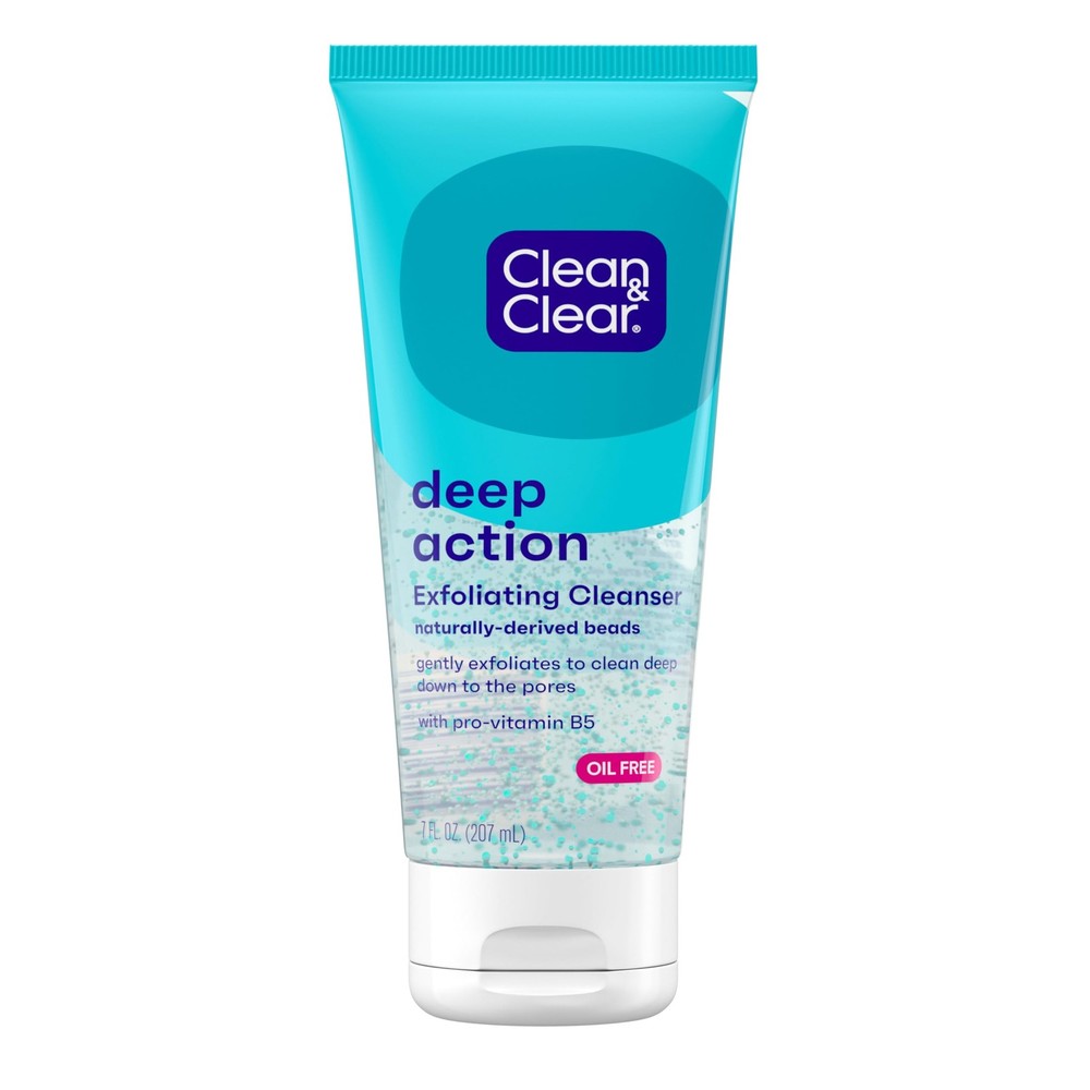 Clean & Clear Deep Action Exfoliating 7 Fl Oz (Pack of 1), Scrub