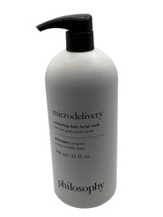 Philosophy Microdelivery Exfoliating Daily Facial Wash 946ml/32 oz New with pump